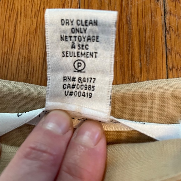 Diane Von Furstenberg Tan Linen Skirt - Picture 5 of 9